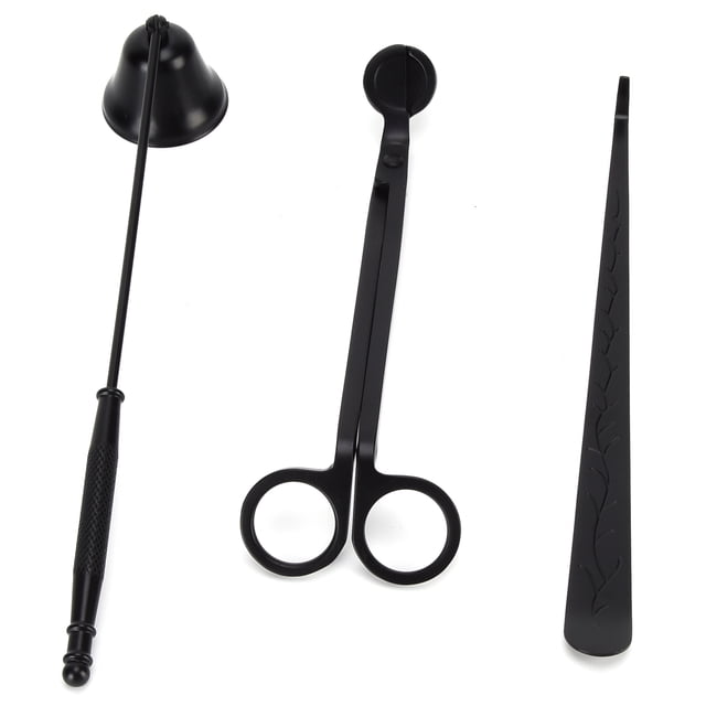 Vadle Wick Trimmer, Accesorio de Velas Convinient Elegante Exquisito 3pcs Durable Para La Decoración del Dormitorio para el Accesorio de Velas