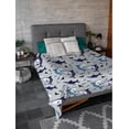 thumbnail image 6 of Blue and Grey Shark Gift for Shark Lovers Blanket Throw Super Soft and Cozy Blankets for Home Decoration, Couch, Bed, Sofa  Extra Large for Family for All Seasons, 6 of 8