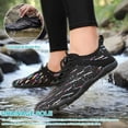 thumbnail image 4 of Barefoot Water Shoes, Breathable Wide Toe Non-Slip Lightweight Footwear, Unisex Sneakers for Men & Women, Zero Drop Comfortable Walking Running Yoga and All Water Sports(black), 4 of 6