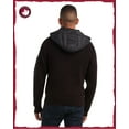 thumbnail image 6 of CANADA WEATHER GEAR Men's Sweater - Cozy Full Zip Up Hoodie Puffer Sweaters for Men (M-XXL), 6 of 7