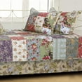 thumbnail image 2 of Greenland Home Fashions Blooming Prairie 100% Cotton Authentic Patchwork 5-Piece Daybed Set, 2 of 5