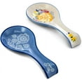 thumbnail image 4 of Kook Ceramic Spoon Rests , Set of 2 , Floral, 4 of 5