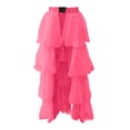 thumbnail image 4 of JIAYUE Women's Skirts Ankle-Length Party Style Mesh Patchwork Ball Gown Solid Color Prom Dresses Fashionable Female Skirt, 4 of 4