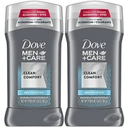 Dove Men+Care Deodorant Stick Aluminum-Free Formula With 48-Hour Protection Clean Comfort Deodorant For Men With Vitamin E And Triple Action Moisturizer 3 Oz Pack Of 2