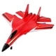 thumbnail image 1 of Avión RC de 2 canales, planeador anticolisión, avión de combate RC con control remoto Rojo, 1 of 4