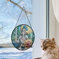 thumbnail image 5 of Armor of God Suncatcher, Knight Stained Glass, Inspirational Christian Design, Stained Glass Suncatcher with Bible, Gift for Religious Individuals, Spiritual Seekers, and Fantasy Fans, 5 of 5