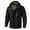 Black, variant on Men's Ski Jacket 3 in 1 with Inner Warm Fleece Coat Waterproof Winter Jacket Snow Jacke for Urban Outdoor Activities, Work and Daily Use, Black, XL