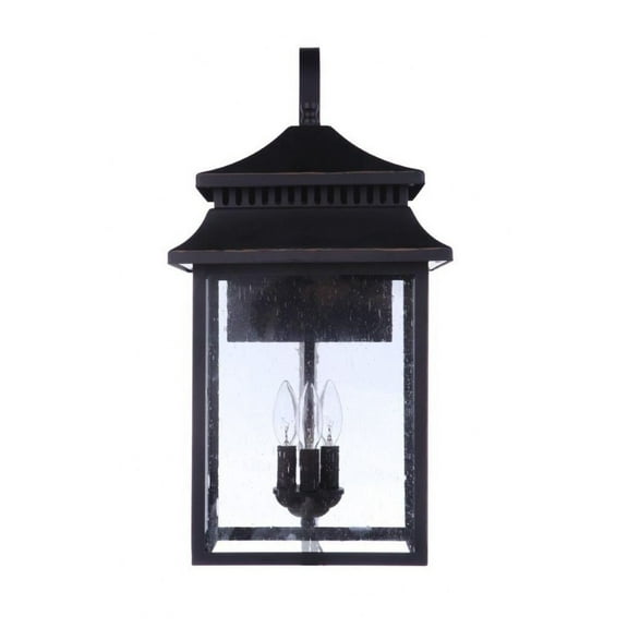 Craftmade Lighting - Crossbend - 3 Light Outdoor Wall Lantern In Traditional