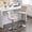 Beige-Silver, variant on Peispie Counter Height Bar Stools Set of 2, Adjustable Upholstered Bar Chairs with Footrest, Tufted Back Bar Stools for Kitchen Island Home Bar, Silver Metal Base, Grey