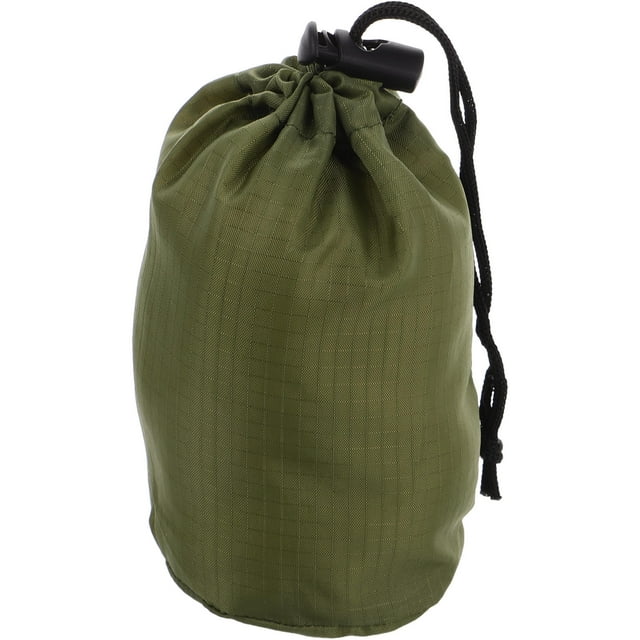 GAXIRE Sac de Couchage Multifonctionnel en Nylon Vert Olive pour Camping et Voyage