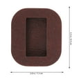 thumbnail image 2 of SEWACC 5pcs Brown Furniture Caster Cups With Felt Noise Reduction For Stability, 2 of 8
