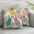 thumbnail image 3 of Qinduosi Easter Pillow Covers Set of Easter Colorful Decor for Throw Pillows Covers Spring Farmhouse Pillow Covers Decor Couch Living Room, 3 of 5
