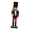 thumbnail image 4 of Abbracc Christmas Decor Crafts Tabletop Decoration Table Centerpiece Nutcracker Figurine Blue, 4 of 9