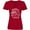 Red, variant on Inktastic Summer Vacation Mode Daytona Beach Florida Women's V-Neck T-Shirt