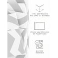 thumbnail image 6 of Ultra Soft 4-Piece Bed Sheets Set - Gray Arrow Printed Sheets for Twin Bedding by Comfort Canopy, 6 of 10
