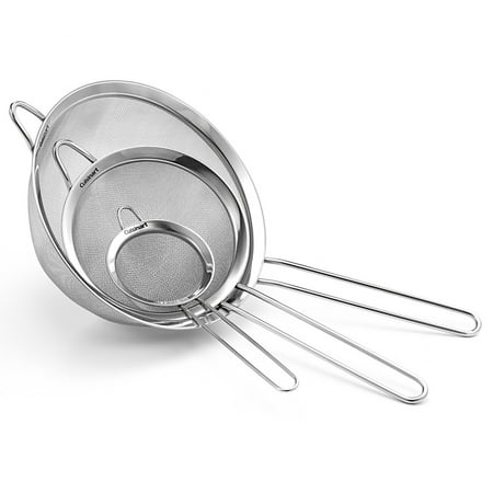 3 Piece Strainer Set - Cuisinart Non-Handled Mesh Strainers (Set of 3)