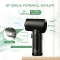 thumbnail image 3 of HLONK 2Z Cordless Compressed Air Duster with LED Light 51000 RPM Powerful 6000mAh Rechargeable Electric Air Blower with 5 Replacement Heads for Cleaning Computer Keyboard Pet House Car In, 3 of 8