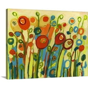 Great BIG Canvas | "Growing Poppies" Canvas Wall Art - 30x24