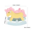 thumbnail image 2 of Wooden Horse Model Cake Adornment Creative Cake Topper Resin Cake Ornament, 2 of 8