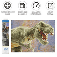 thumbnail image 2 of Diamond Dotz Rexi Dinosaur Diamond Painting Kits for Adults - Diamond Art Kits a Relaxing Creative Craft Kit with Dotz Gems 20.5"x15", 2 of 6