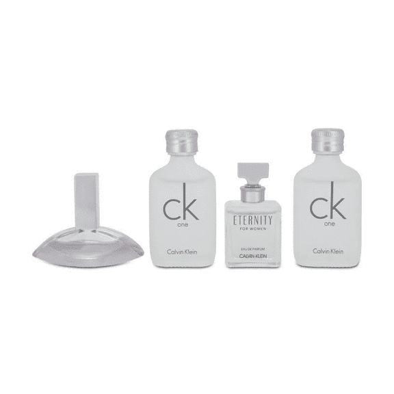 Calvin Klein Mini 3pcs Gift Set For Women
10ml CK One Eau De Toilette 5ml Eternity 4ml Euphoria