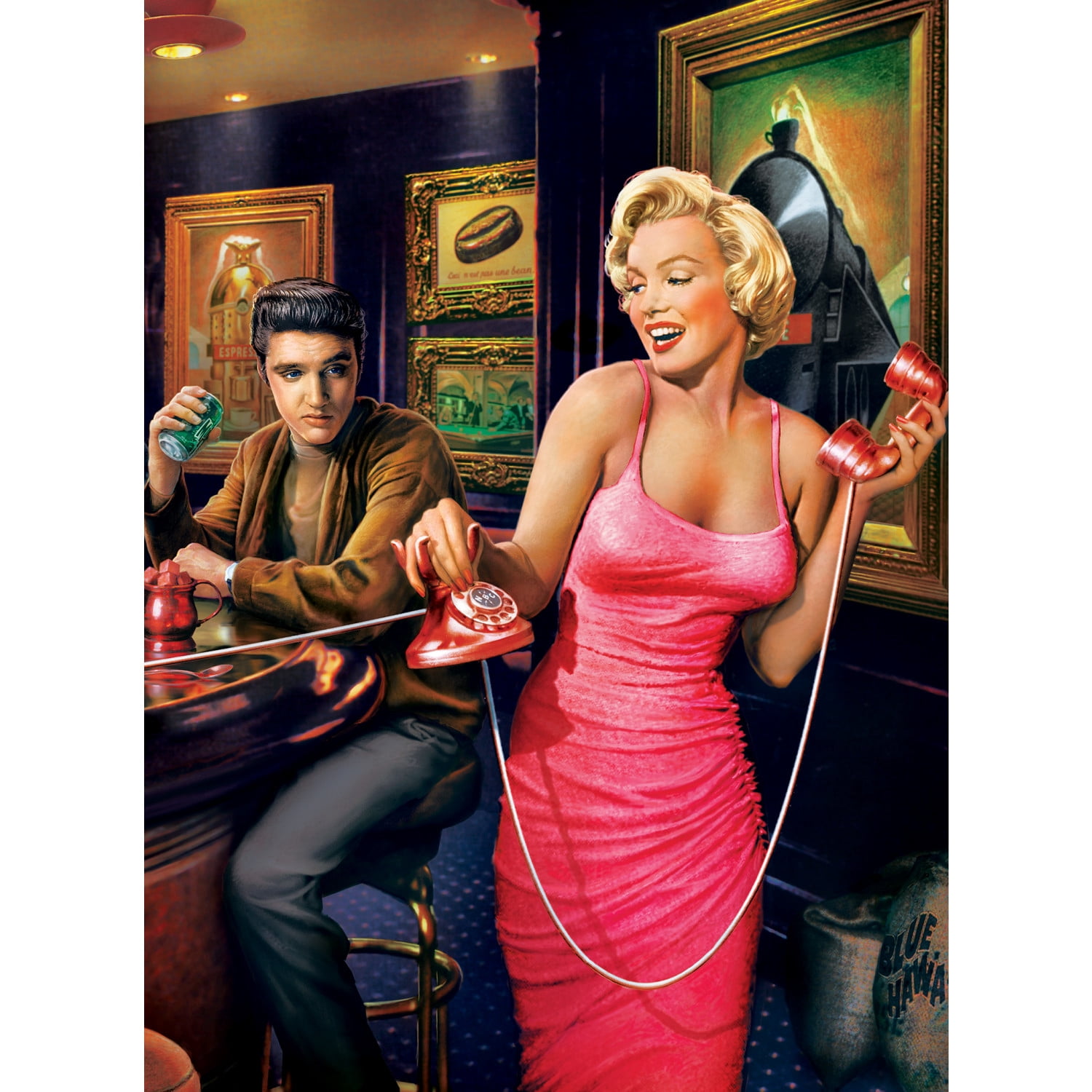 MasterPieces Legends Puzzle Bundle - 3-Pack 500 Piece Jigsaw Puzzles Featuring Elvis & Marilyn