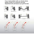 thumbnail image 6 of Front Rear Auto Shocks Set, CCIYU 4 x Struts Shock Absorbers Fit for 1999 2000 2001 2002 2003 2004 for Jeep Grand for Cherokee 344342 344341-37162 37161 Shocks and Struts, 6 of 6