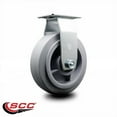 thumbnail image 2 of 6 Inch Thermoplastic Rubber Wheel Rigid Caster with Roller Bearing SCC, 2 of 2