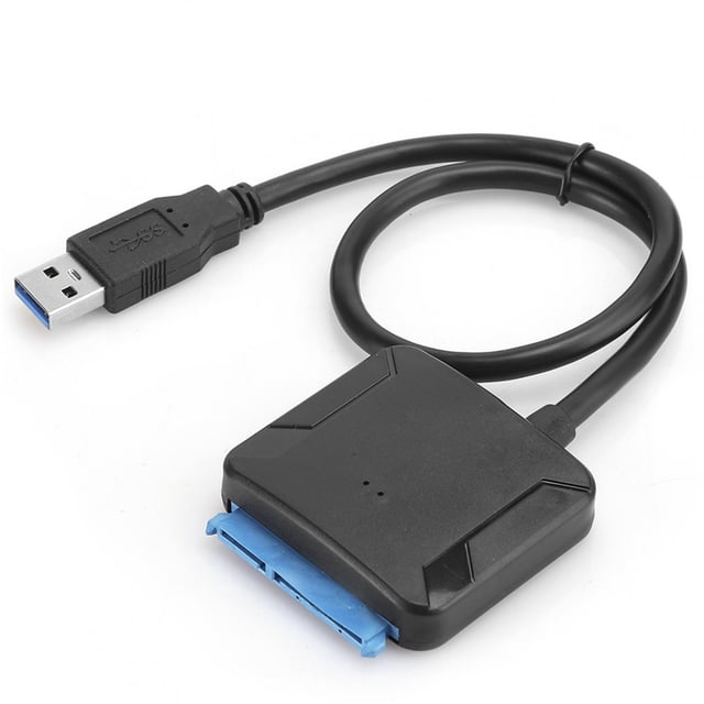 Cable SATA a USB 3.0 de 2,5/3,5 pulgadas, adaptador de línea para disco duro HDD/SSD cuadrado