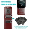 thumbnail image 4 of for iPhone 15 Pro Max/15 Ultra Wallet Case with Card Holder, PU Leather Card Slots Case, Durable Shockproof Cover for iPhone 15 Pro Max/15 Ultra, 4 of 5