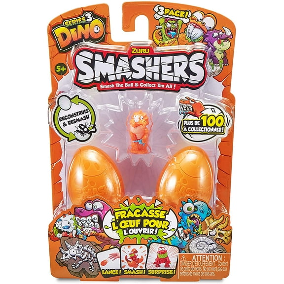 ZURU Unknown Smashers Series Action Figure Sets, 3 Pieces