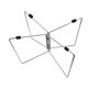 thumbnail image 1 of Soporte plegable para hielera, contenedor de almacenamiento, acero inoxidable resistente y ligero. Argén, 1 of 9
