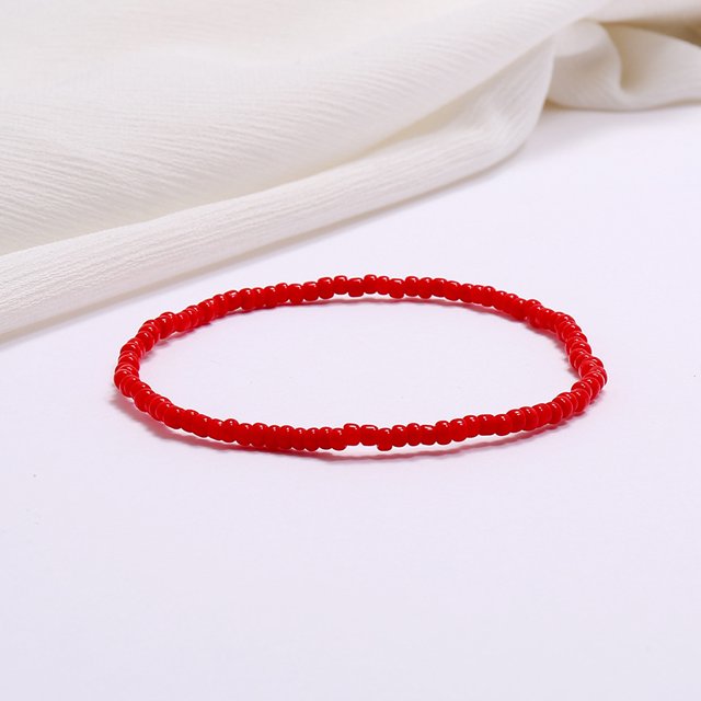 pitrice Rice Bead Ankle Bracelet Unique Colour-fast Ankles Chains Exquisite Handmade Multi-purpose Chic Girls Anklets Feet Decor 3