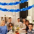 thumbnail image 4 of CuiLiyq 6 PCS Christmas Decoration Pinstripe Ribbon, 6.56 Ft Plastic Snowflake Strips for Christmas Tree Decoration, for Home Holiday Wedding Birthday Party Decoration (Blue), 4 of 6