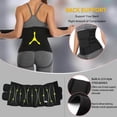 thumbnail image 5 of MANIFIQUE Waist Trainer for Women Shapewear Tummy Control Neoprene Workout 2 Belt With Hook 13 Steel Bones for Postpartum Gym, 5 of 7