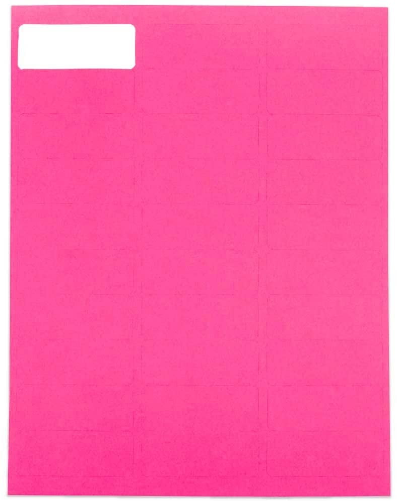JAM Paper Mailing Address Labels, 1 x 2 5/8, 600/Pack, Assorted