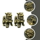 thumbnail image 5 of 2pcs Lion Statue Decor Copper Lion Adornment Home Office Desktop Ornament HOMEMAXS 13904959-MX, 5 of 6
