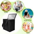 thumbnail image 4 of Yucurem Large Capacity Picnic Bag, Portable Insulated Bag Beer Delivery Bag, Thermal Bag with Handle (A), 4 of 10