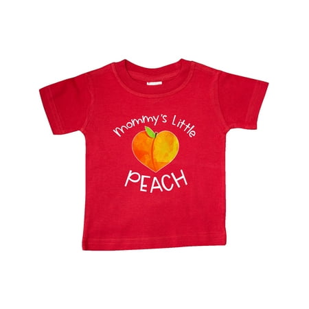 

Inktastic Mommy s Little Peach Cute Peach Heart Gift Baby Boy or Baby Girl T-Shirt