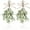 White, variant on 2 Pack Christmas Mistletoe Decor,9in Artificial Mistletoe Decoration with Red Berries,Artificial Mistletoe Floral Stems,Mistletoe Hanging Ornament for Christmas Tree Fireplace Door Home Decor(White)