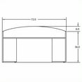 thumbnail image 2 of Mayline Mira Double Pedestal Computer Desk in Medium Cherry, 2 of 2