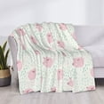 thumbnail image 3 of Rateoe Cute Pigs Pattern Flannel Throw Blanket, Ultra-soft Blanket for Bed, Couch, Car, Hypoallergenic Anti-pilling blanket-40"x30"(Horizontal), 3 of 6
