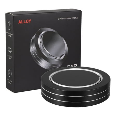 OUNONA Car Air Freshener Diffuser with Essential Oils, Black Auto Scent Cup for Vehicle Interior