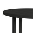 thumbnail image 4 of Woodridge 5PC Dining Set in Black with Grain Round Table and Four White Chairs, 4 of 9