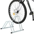 ALmi Bicycle Stand for 2 Bikes Floor Freestanding Galvanized Steel