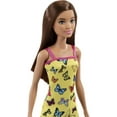 thumbnail image 3 of Barbie Doll (11.5 inches) with Colorful Butterfly and Barbie Logo Print Dress & Strappy Heels, Ages 3 & Up, 3 of 7