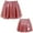 Red, variant on MSemis Girls Metallic Skirt High Waist Ruffle Skirt