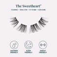 thumbnail image 3 of Extensiones de pestañas inferiores FlutterHabit Sweetheart, 6 pares, 11-13 mm, 3 of 6