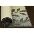 thumbnail image 4 of Mainstays Traditional Leaf Block Gray Print Indoor Area Rug, 7' x 10', 4 of 8