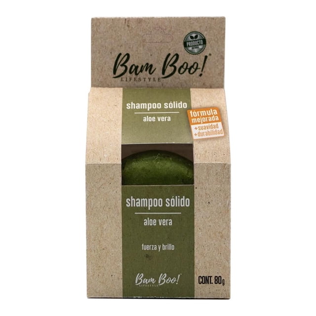 Shampoo Sólido Aloe Vera Bam Boo! Lifestyle 80g